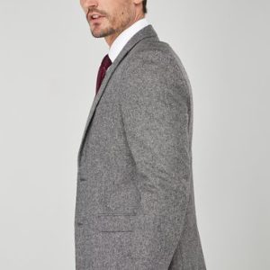 CAN441 Grey Wool Donegal Suit