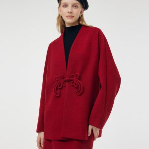 CAN2140 Wool New Chinese-Style Women Coat